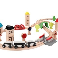 木製おもちゃ　列車レール【IKEA/LILLABO】の画像