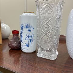【花器】ガラス、陶器他　お引き取り限定の画像