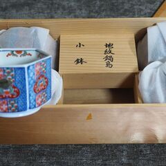 有田焼 地紋鍋島 幸楽作 六角小鉢揃 5客セットの画像