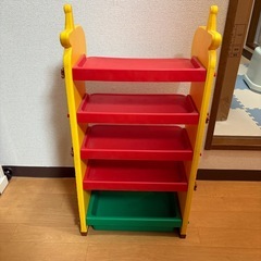 子ども用　シューズラック　下駄箱の画像