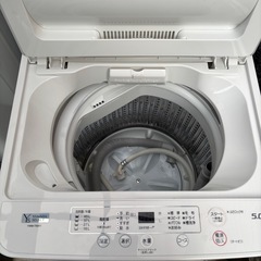 直接引き取り大歓迎⭐︎大阪府下又は近郊は配送設置込み🉑 YAMADA 5.0kg 全自動洗濯機 YWM-T50H1 2022年製/YMJ124-23の画像