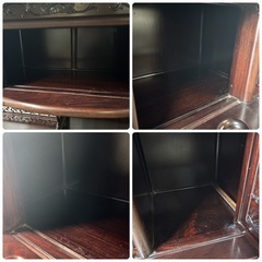 茶箪笥 違い棚 飾り棚 和ダンス 和箪笥 茶棚の画像