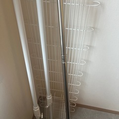 突っ張り棒、突っ張り棚セットの画像