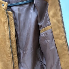 スエード　ライダースの画像