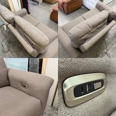 【愛品館 江戸川店 】2P電動リクライニングソファ YAMADA（ヤマダオリジナル）の画像