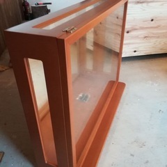 コレクションケース  木製 業務用 ガラスショーケースの画像