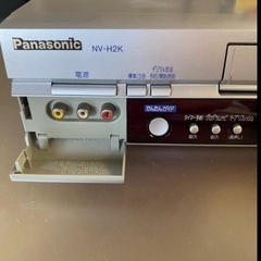 パナソニックVHSビデオデッキ【NV-H2K】の画像