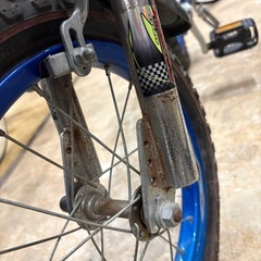 《リユースマン倉敷》子供用自転車 男の子 キッズ 青の画像