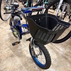 《リユースマン倉敷》子供用自転車 男の子 キッズ 青の画像