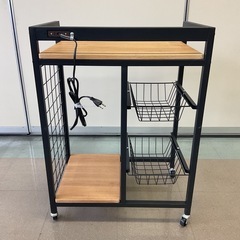 【府中市再生家具】No.375 キッチンワゴンの画像