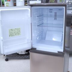 冷蔵庫　137Ｌ　2ドア　シャープ　SJ-D14E-N　リユース品　価格　22,800円の画像