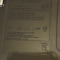 EPSON スキャナーの画像