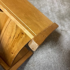 スリッパラック　レトロ木製の画像