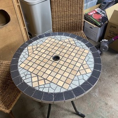 ガーデンチェアセットの画像