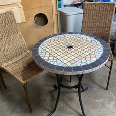 ガーデンチェアセットの画像