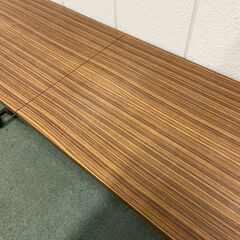 内田洋行 折りたたみ式 会議テーブル キャスター付 長テーブル ミーティングテーブル 事務用品 オフィス ① 幅180cm×奥行60cm×高さ70cmの画像