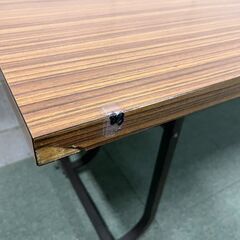 内田洋行 折りたたみ式 会議テーブル キャスター付 長テーブル ミーティングテーブル 事務用品 オフィス ② 幅180cm×奥行60cm×高さ70cmの画像