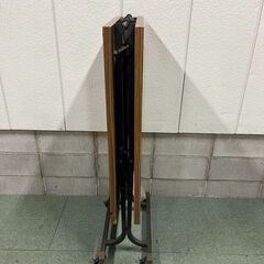 内田洋行 折りたたみ式 会議テーブル キャスター付 長テーブル ミーティングテーブル 事務用品 オフィス ② 幅180cm×奥行60cm×高さ70cmの画像