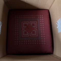 箱付き 高級座布団 6枚セット 来客用 和室 座敷 美品 の画像