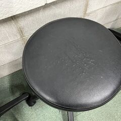 スツール 4台セット 回転 昇降 シートカバー付 椅子 チェア 診察 美容院 接骨院 直径55cm（シート38cm）×高さ45cm～60cmの画像