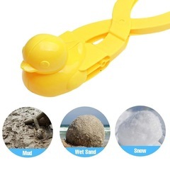 スノーボールメーカー　3D 雪だるま メーカー　アヒル2点セットの画像