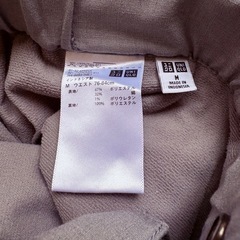 ユニクロ裏起毛メンズパンツ③の画像