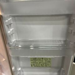 SHARP シャープ 2ドア ノンフロン冷凍冷蔵庫 167L（冷蔵121L、冷凍46L） SJ-17X-W 2013年製の画像