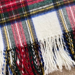 マフラー　チェック柄の画像