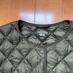 UNIQLOウォームパテットキルティングジャケットLの画像