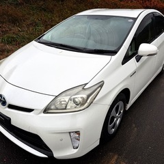 極美⭐︎走行12万㌔⭐︎３０後期プリウスS 純正ナビ フルセグTV Bluetooth バックモニター付！綺麗なパールで不具合なしの画像