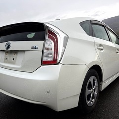 極美⭐︎走行12万㌔⭐︎３０後期プリウスS 純正ナビ フルセグTV Bluetooth バックモニター付！綺麗なパールで不具合なしの画像