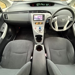 極美⭐︎走行12万㌔⭐︎３０後期プリウスS 純正ナビ フルセグTV Bluetooth バックモニター付！綺麗なパールで不具合なしの画像