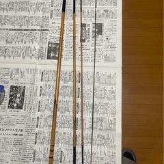 手作り　竹　釣り竿　3本の画像