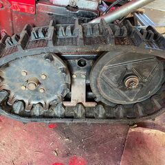 ホンダ　HS80　除雪機　セル付き　ライト付き　軽整備＆再塗装済み　作動確認済みの画像