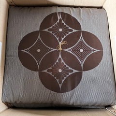 箱付き 高級座布団 5枚セット 和柄 来客用 座敷用 美品の画像