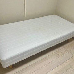 無印良品 脚付マットレス ポケットコイル シングル
の画像