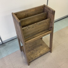 【府中市再生家具】No.381 マガジンラックの画像