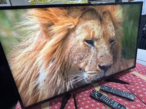 パナソニックTH-43EX600 43型2017年製⭕️ 地上 BS/CS、ネット動画可能　美品