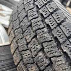 145R12 6P.R. LT スタッドレスタイヤ アルミ付4本セット 軽トラ用の画像