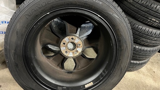 話中！215/55R17 2024年製サマータイヤ　スバル純正ホイール付き　4本セット