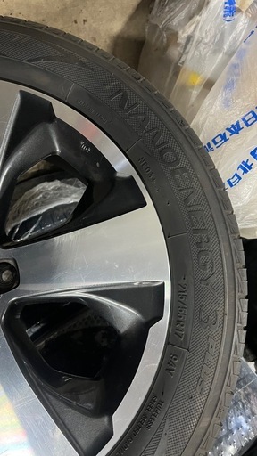 話中！215/55R17 2024年製サマータイヤ　スバル純正ホイール付き　4本セット