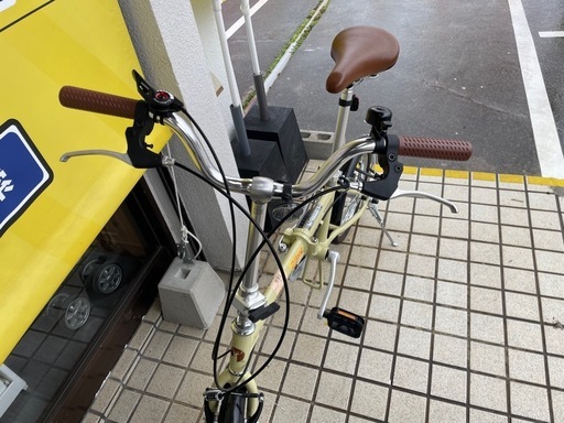 【折りたたみ自転車】【CAPTAIN STAG】クリーニング済み【管理番号1225】野