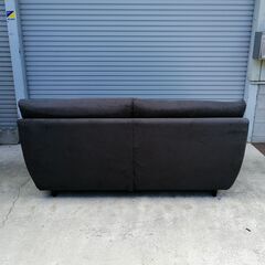 m1322 筑波産商 ソファー 2人掛け グレー 座面高さ410mm スツール有の画像