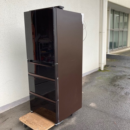 MITSUBISHI 三菱　ノンフロン冷凍冷蔵庫　MR-WX47LC-BR形　470L 2018年製　6ドア　取説付き　動作品 MITSUBISHI 三菱 ノンフロン冷凍冷蔵庫 MR-WX47LC-BR形 470L 2018年製