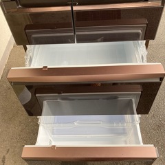 MITSUBISHI 三菱　ノンフロン冷凍冷蔵庫　MR-WX47LC-BR形　470L 2018年製　6ドア　取説付き　動作品
の画像