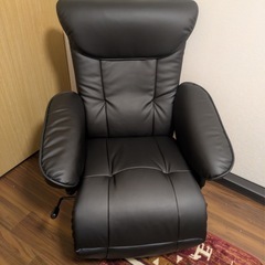 リクライニングチェア／パーソナルチェア ブラック
の画像
