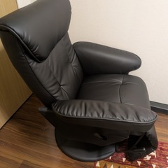 リクライニングチェア／パーソナルチェア ブラック
の画像