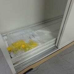 T-096 新品展示品 ALPS 引違いスチール書庫 UASR4-W18の画像