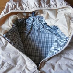 おしゃれ、PENGAO ダウンジャケット レディース L ウォームホワイト 新品未開封タグ付きの画像