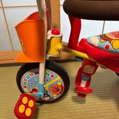🌟アンパンマンの手押し三輪車の画像